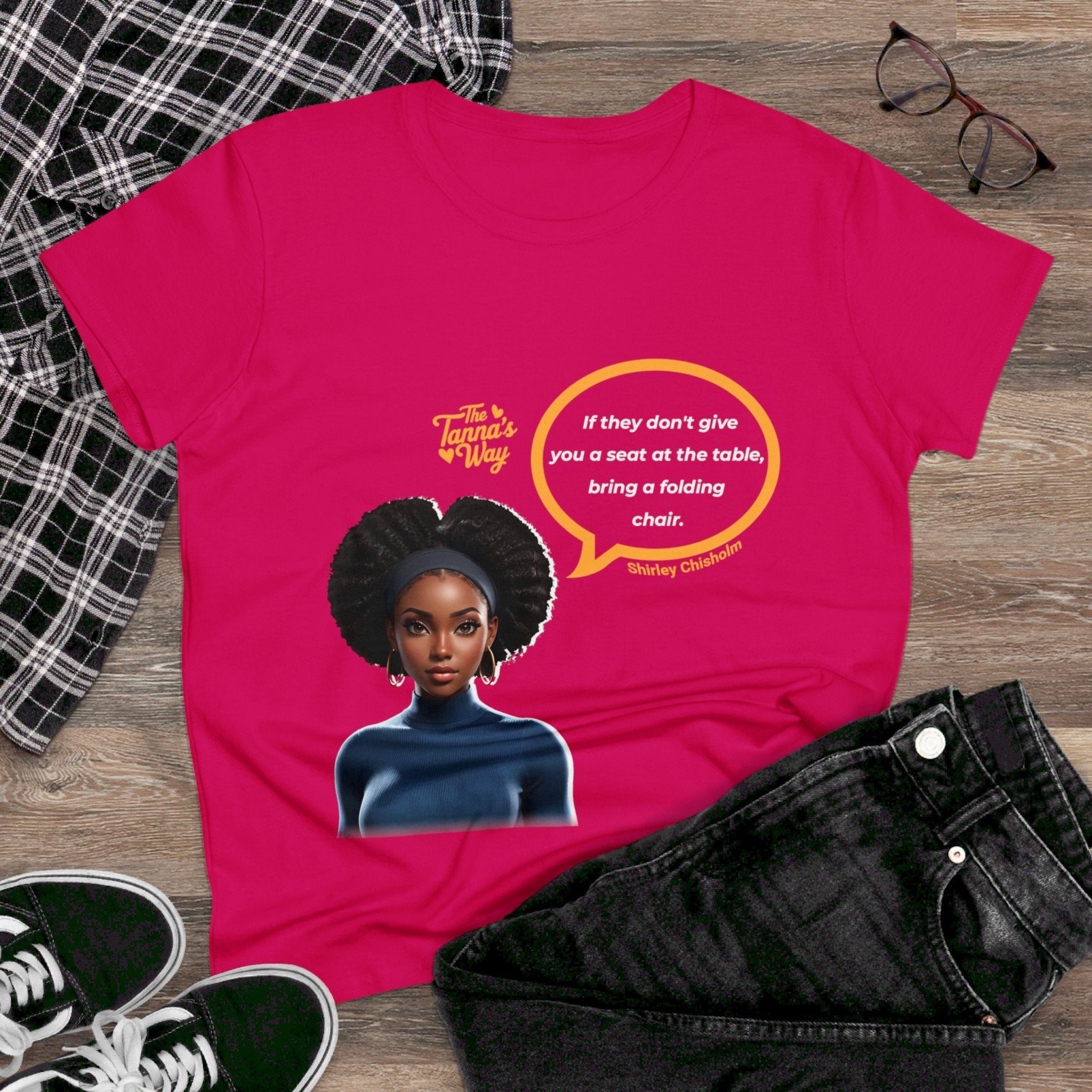 Shirley Chisholm 2 | Women's Midweight Cotton Tee